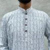 Ash Pattern Color Men's Panjabi | Code -7031 - Image 2