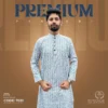 Ash Pattern Color Men's Panjabi | Code -7031